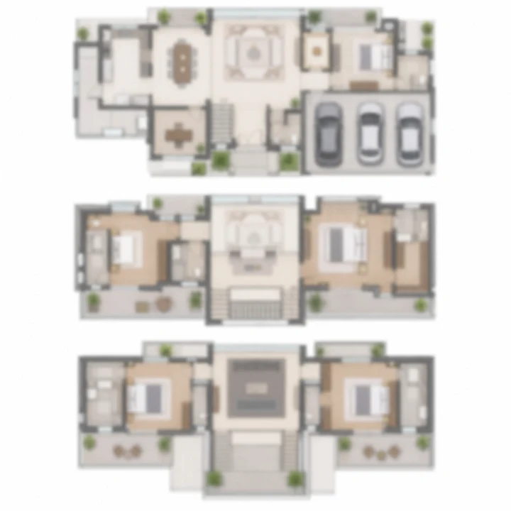 Vaishnavi Villas Sarjapur Road type 2B villa indicative floor plan